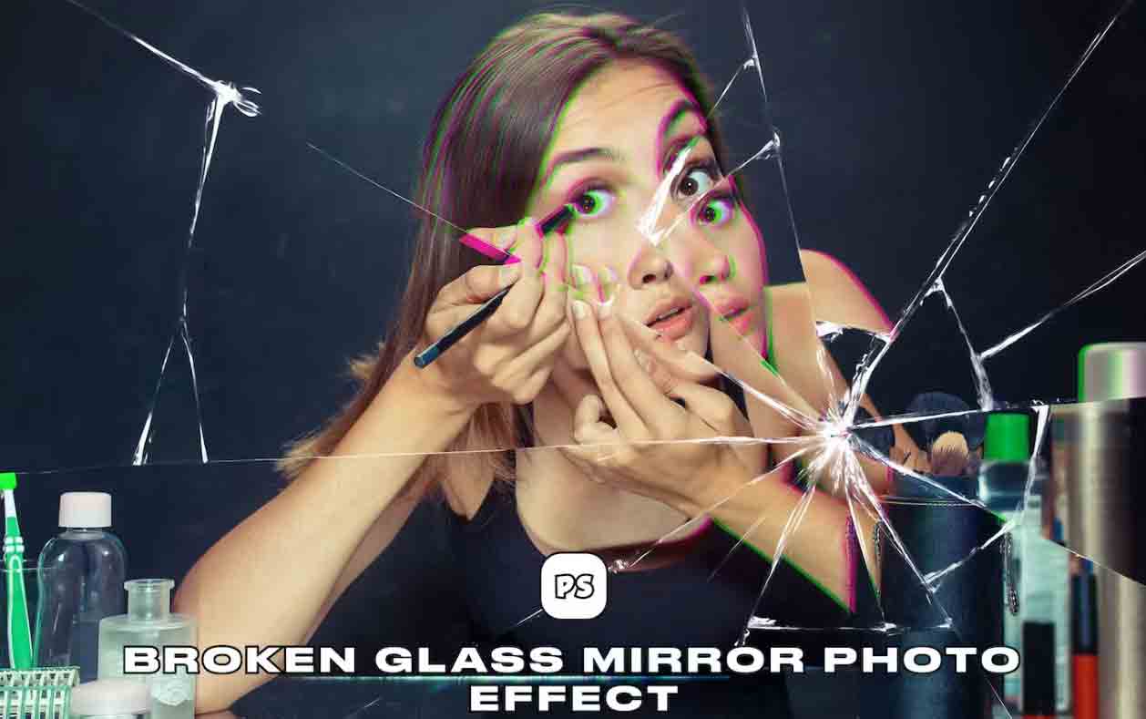 Broken-Glass-Mirror-Photo-Effect