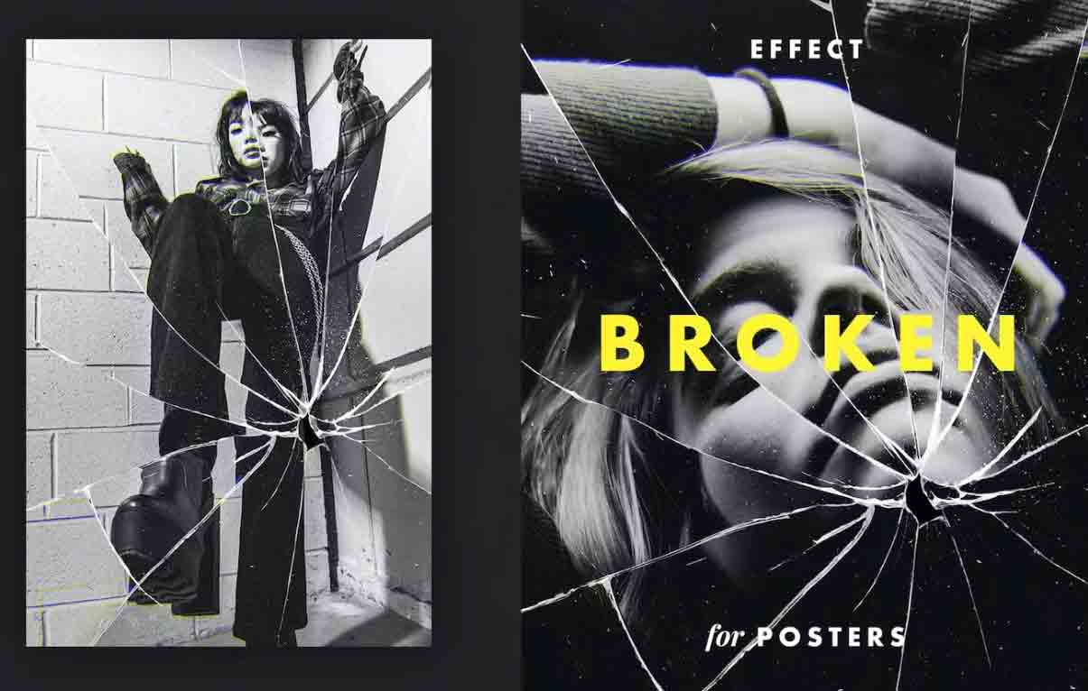 Broken-Glass-Effect-for-Posters