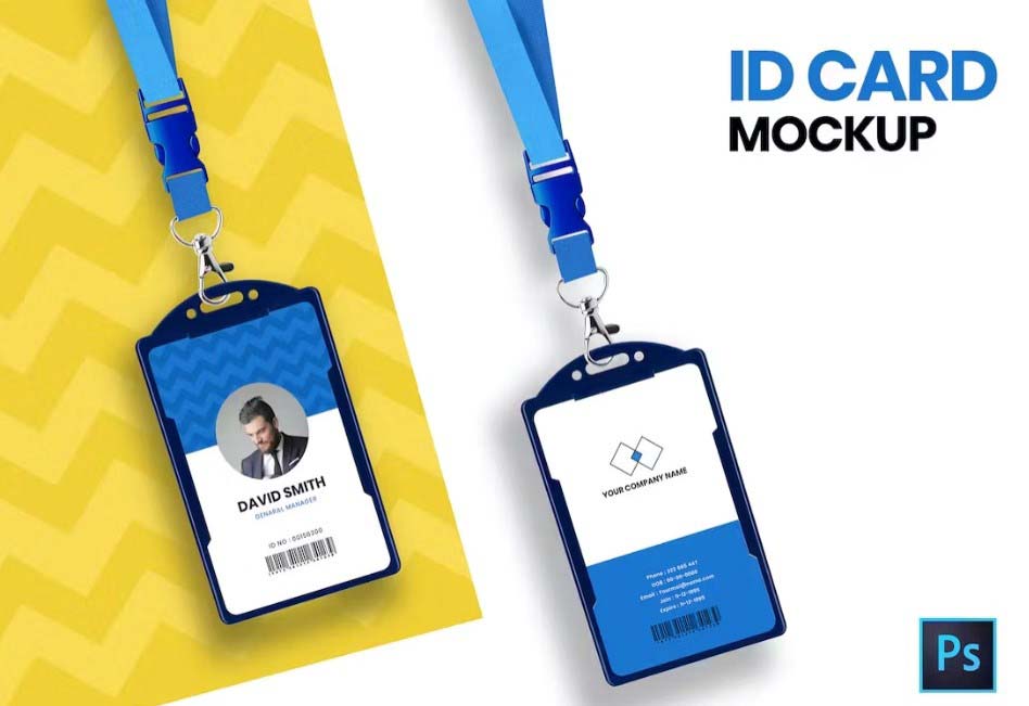 ID-Card-Mockup,-Graphic-Template
