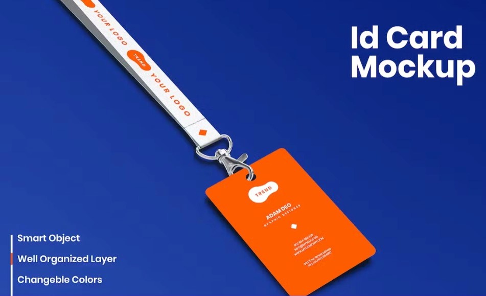 ID Card Mockup, Graphic Templates