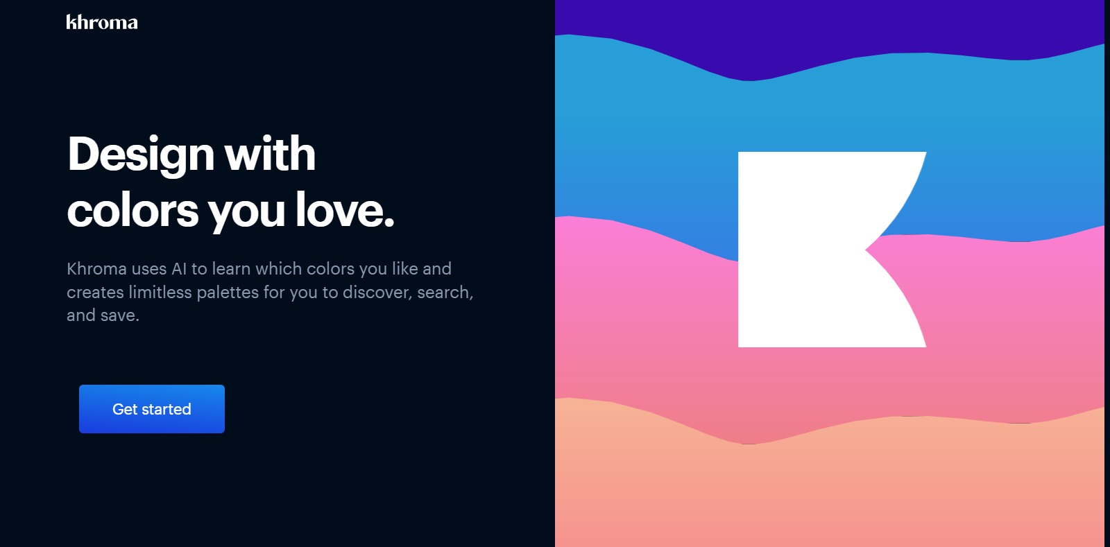 Khroma - Ai designing tool