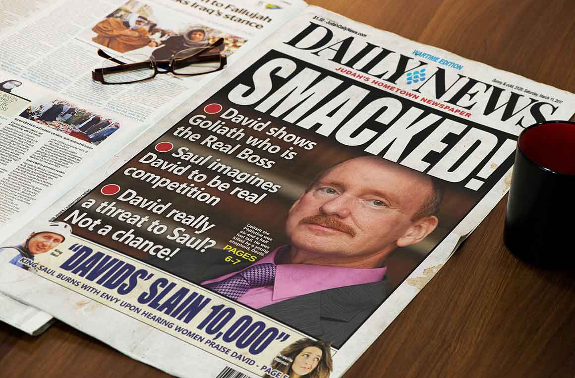 Editable Tabloid Newspaper Cover