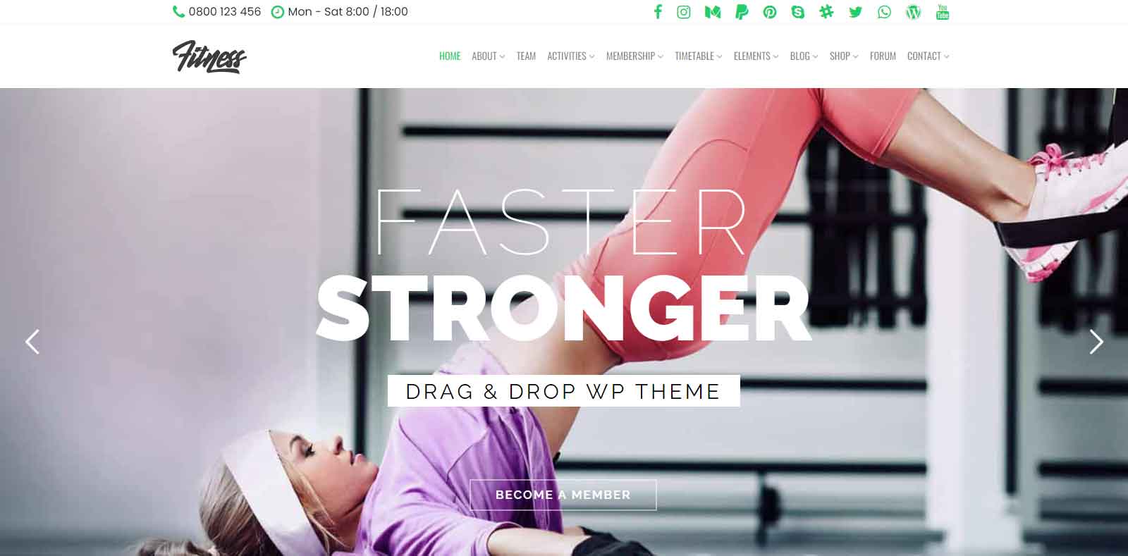 15+ Best Gym WordPress Themes for Trainers and Fitness Club