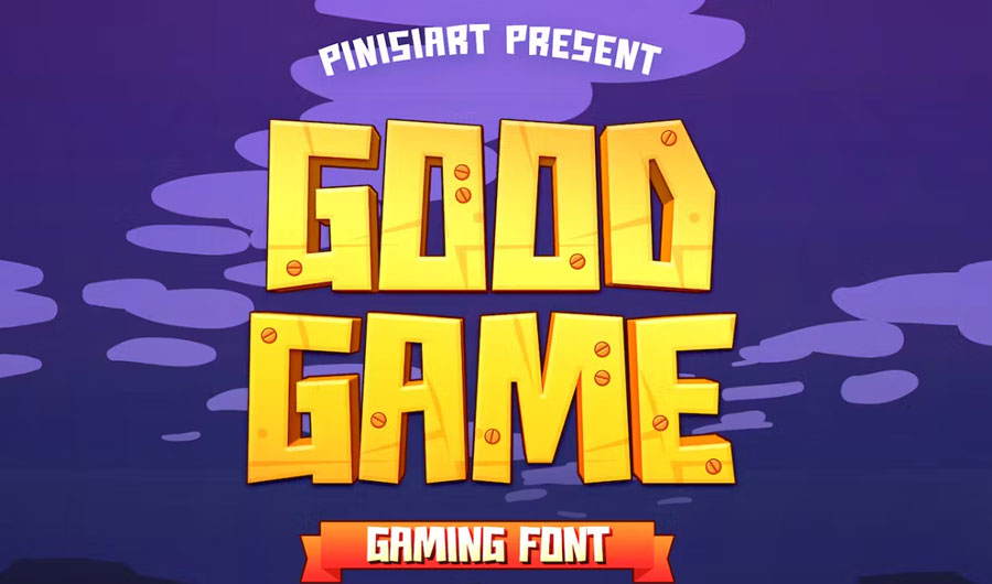 Good Game Best Gaming Fonts