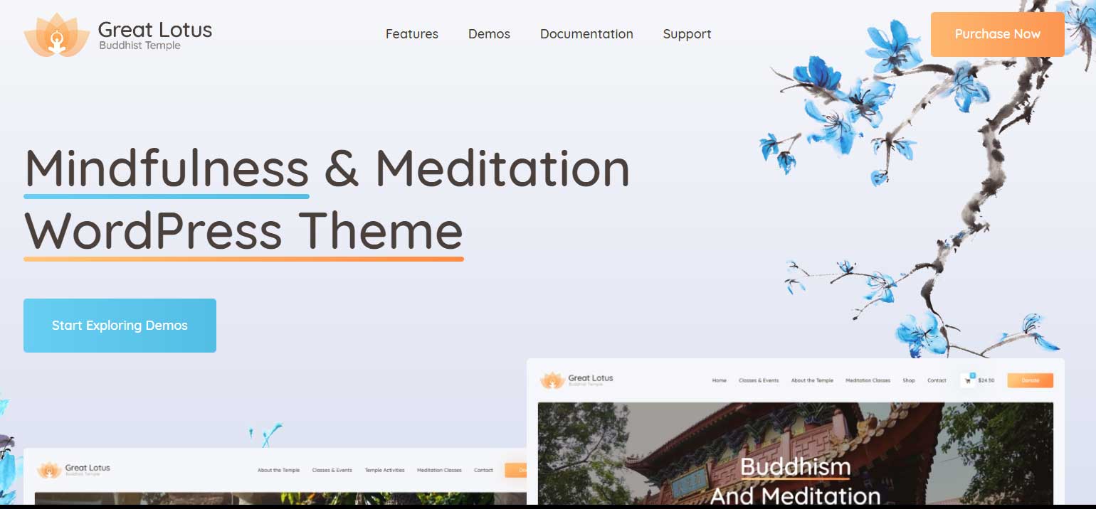 Great-Lotus-Oriental-Buddhist-Temple-WordPress-Theme-RTL-Preview