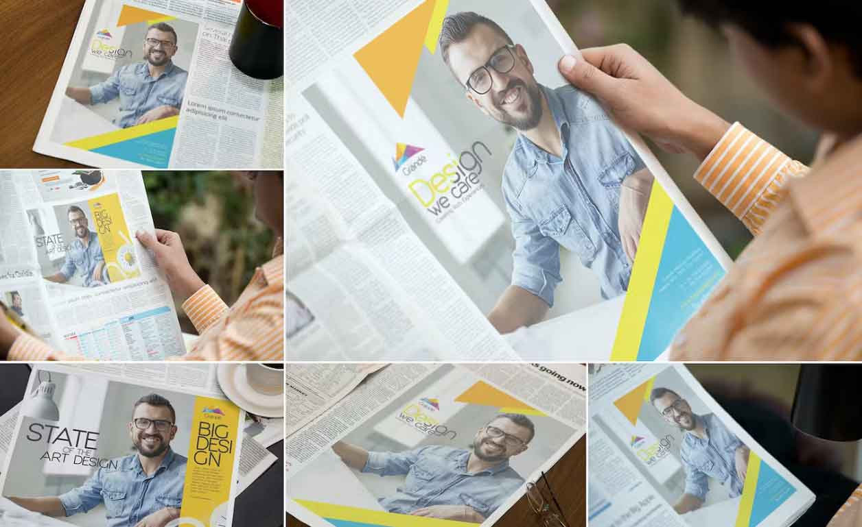 Newspaper Advertisement Mockup