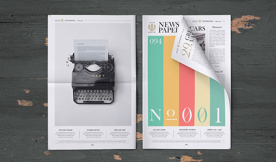 Newspaper Mockups