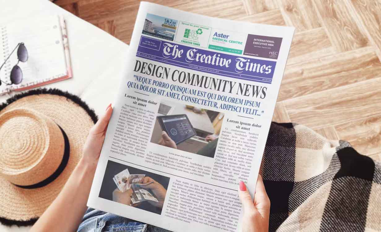 Newspaper Graphic Template