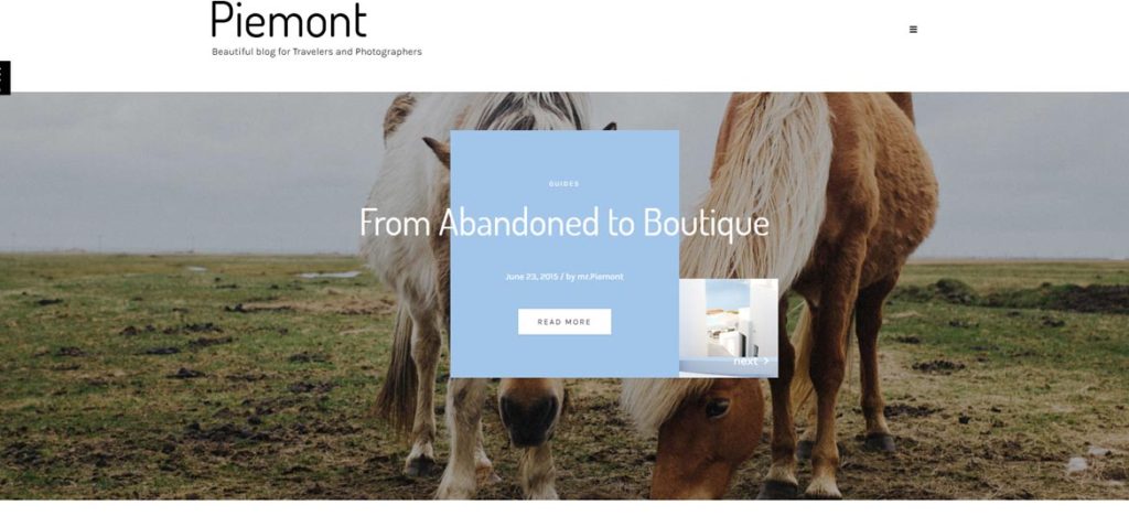 Piemont - Premium Lifestyle Responsive Travel Blog WordPress Themes 