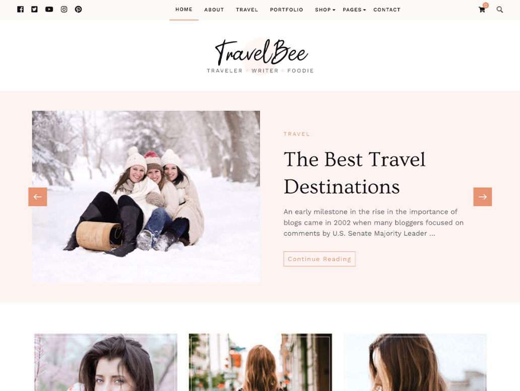 Travelbee WordPress Theme