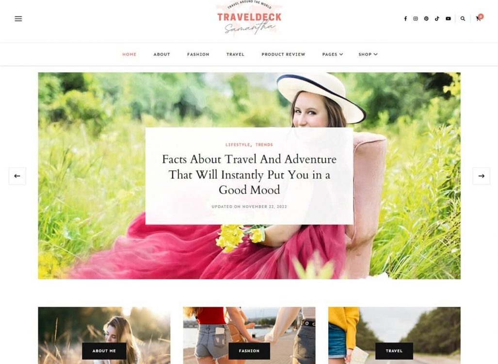 Traveldeck WordPress Theme By Blossom Themes 