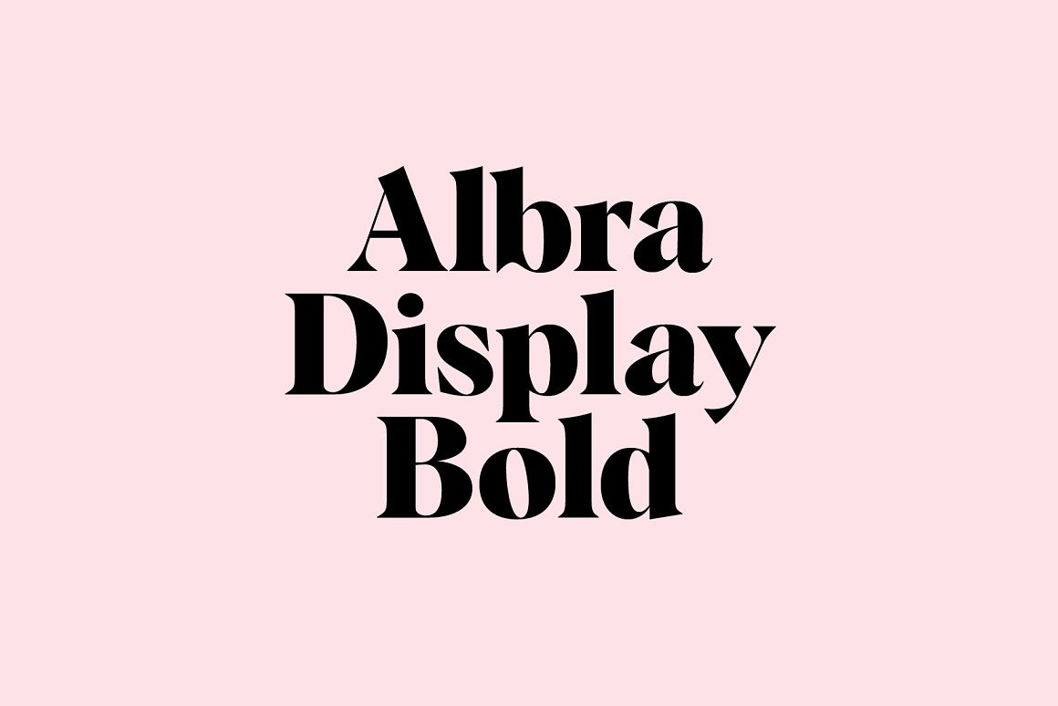 Albra Display Bold Font 