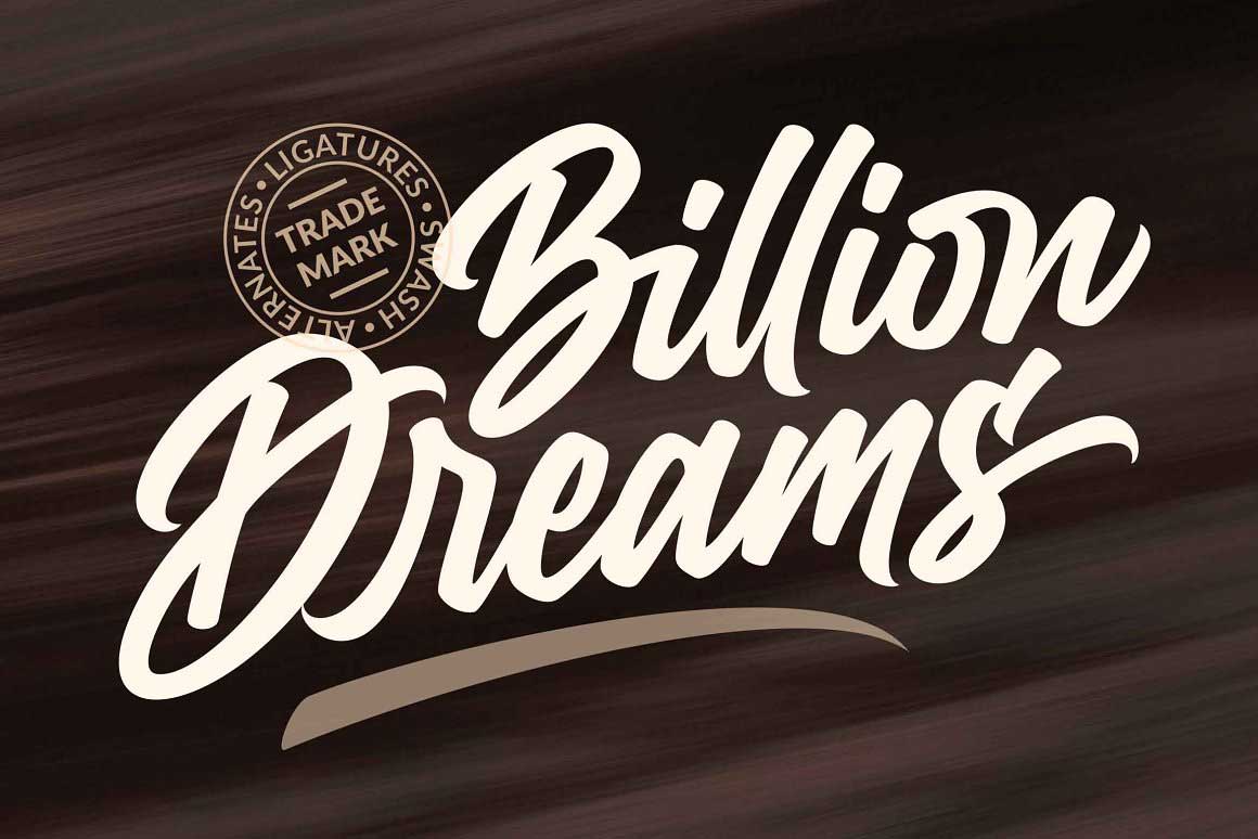 Billion Dreams Book Cover Fonts