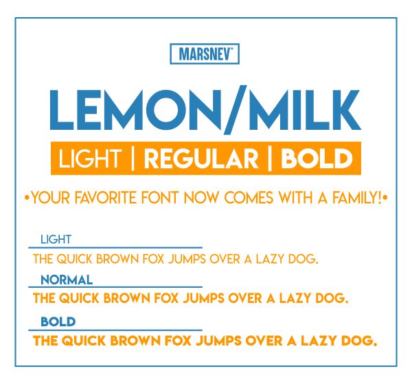 lemon milk Book Cover Fonts