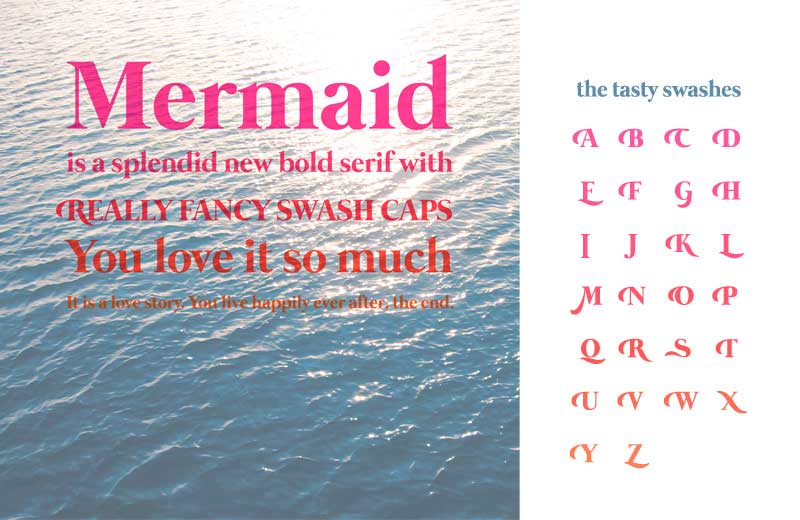 mermaid font