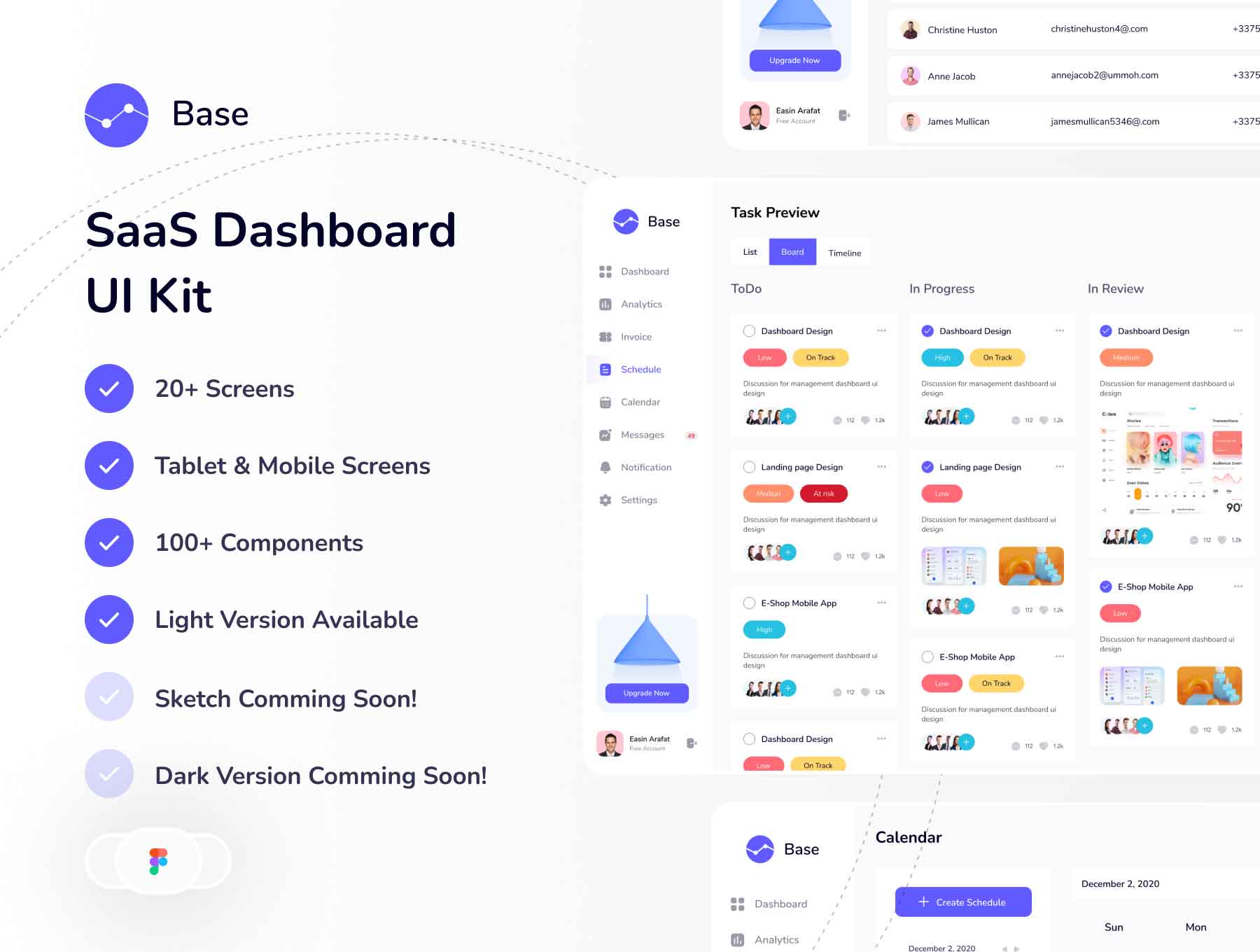 Base - SaaS Dashboard UI Kit