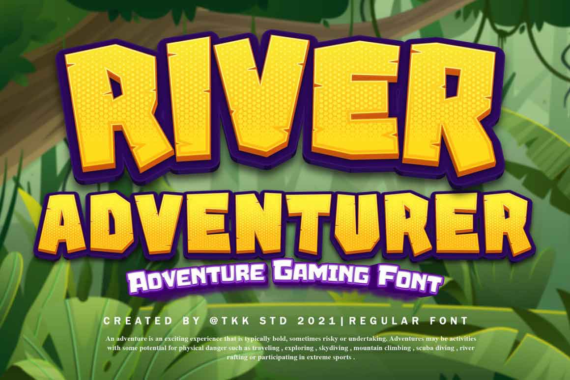 river adventurer font