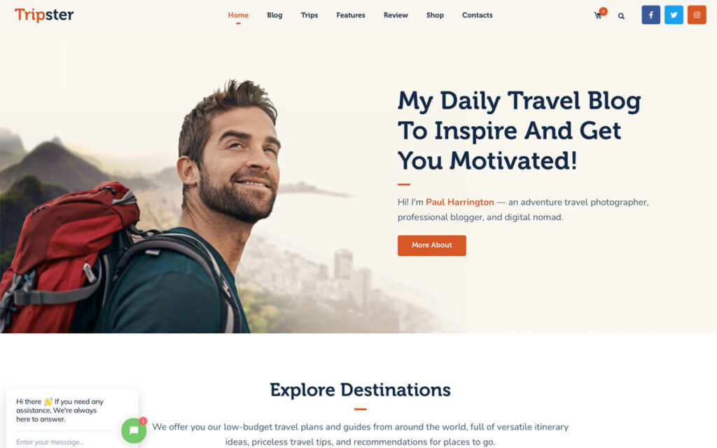 19+ Best WordPress Themes for Travel Blog (Free & Paid)