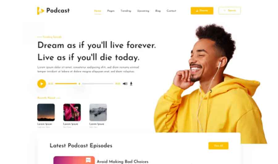 Podcast WordPress Themes