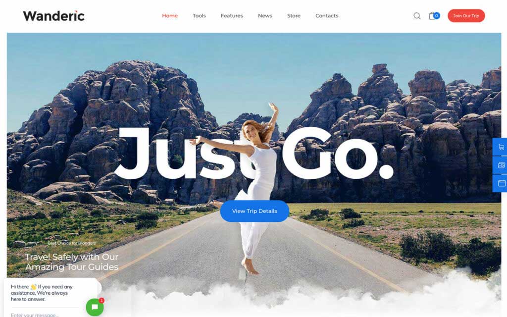 Wanderic - Travel Blog WordPress Themes 