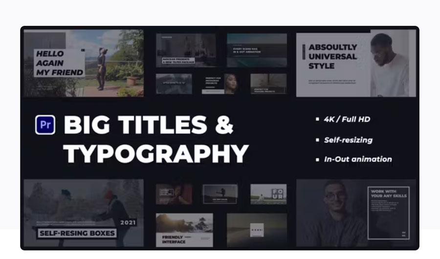 Premiere Pro Title Templates