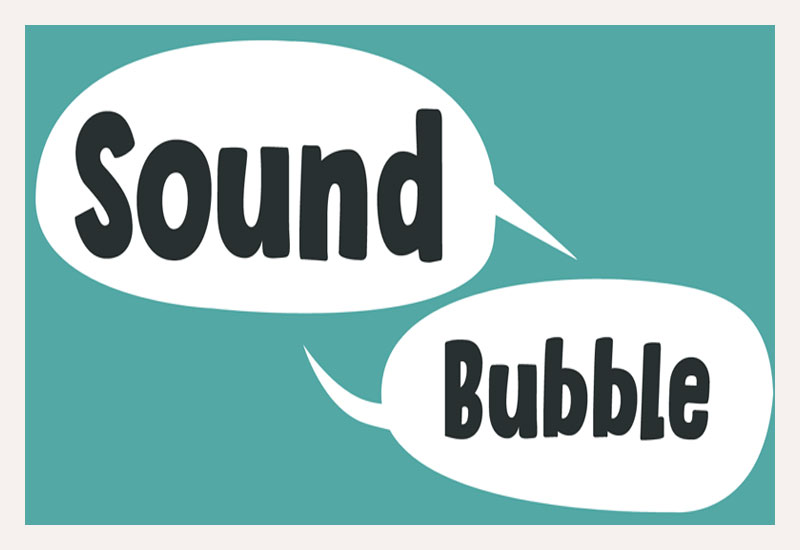 Sound Bubble font by Hanoded 