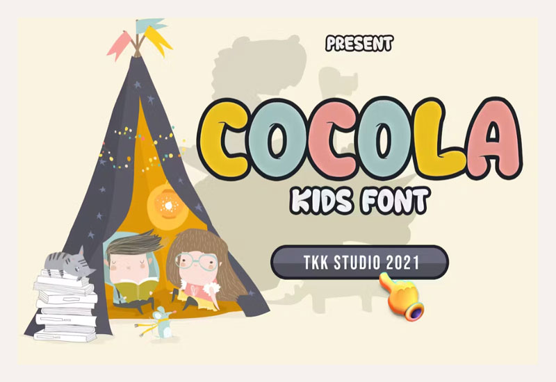COCOLA - kids font 