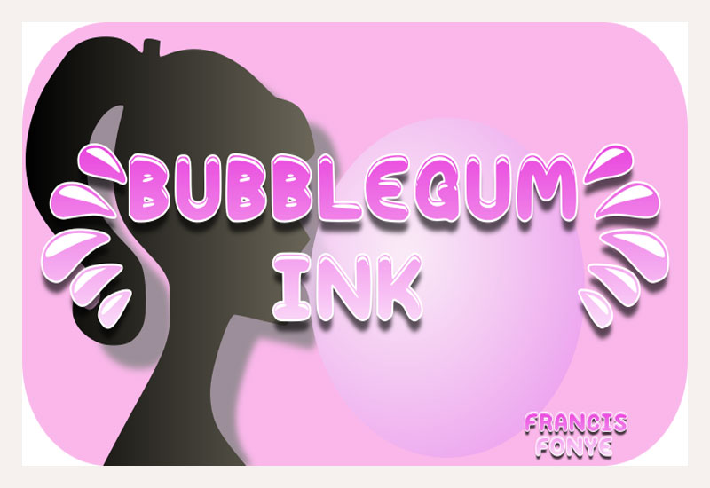 Bubblegum Ink font by dafont 