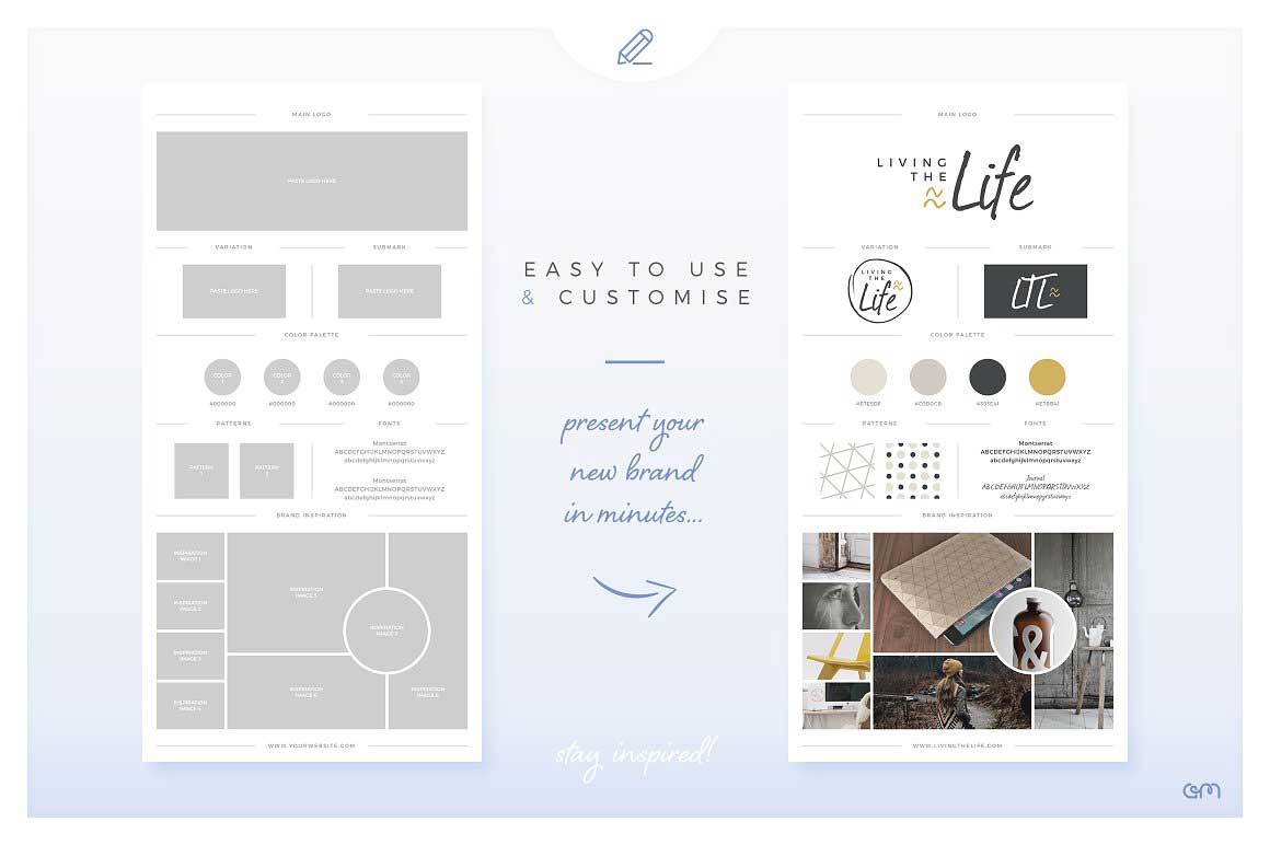 Brand Boards / Style Tiles VOL 2