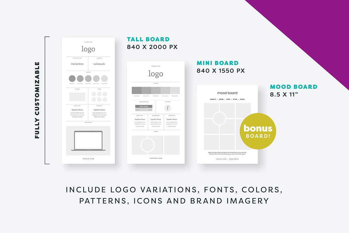 Brand and Mood Board Template