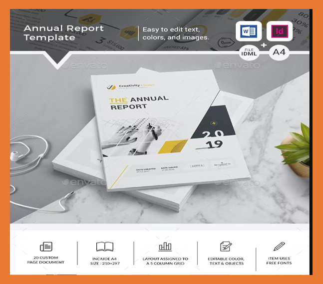 GraphicRiver Annual Report template 