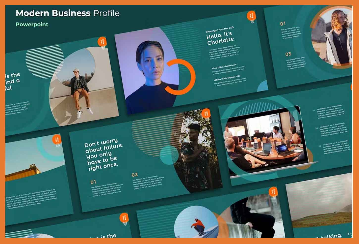 Modern Company Profile PowerPoint