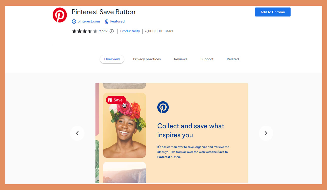  Pinterest Save Extension