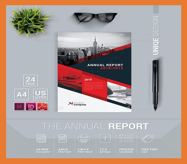 Annual Report by CreativeSlides