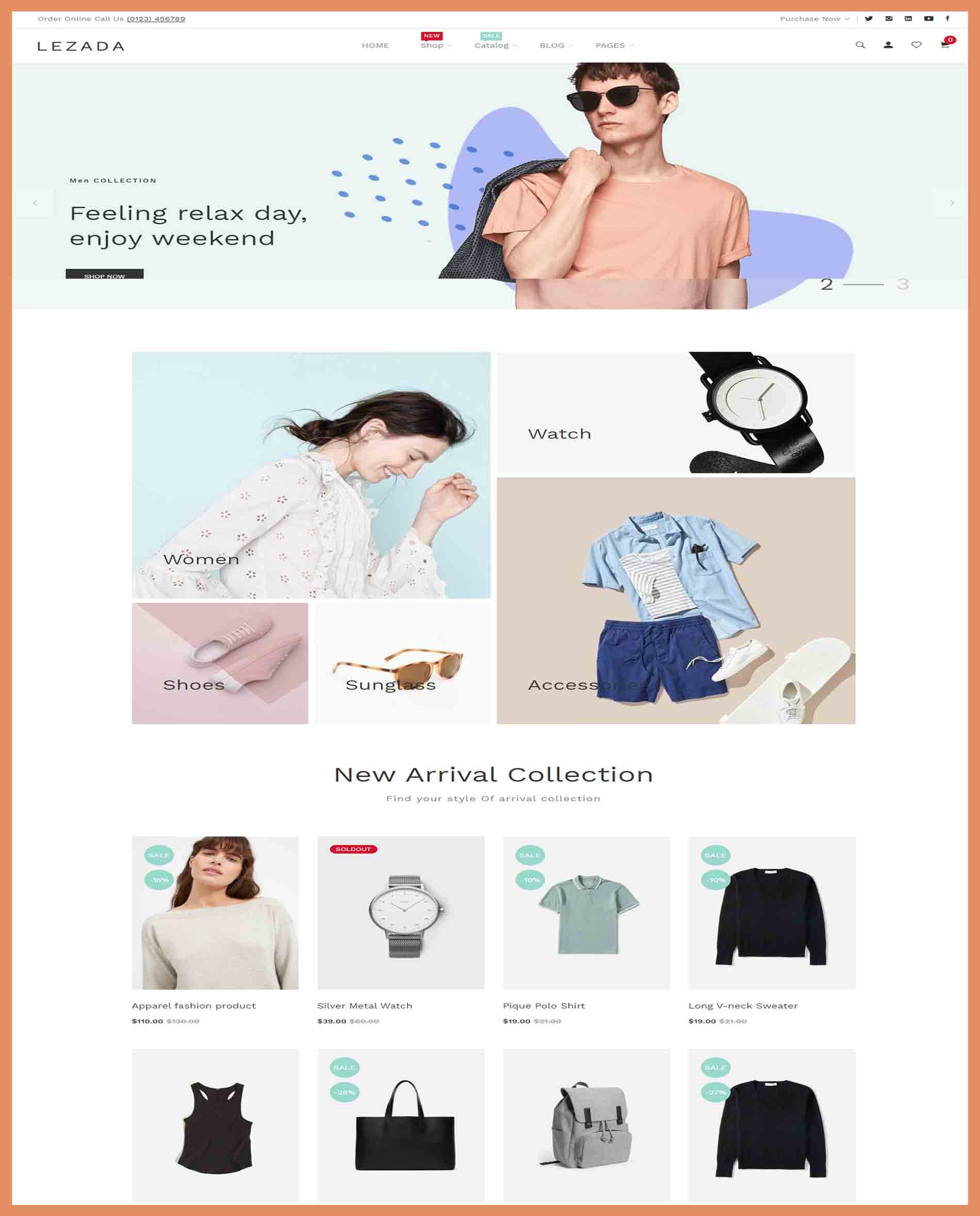 Lezada Fully Customizable Multipurpose Shopify Theme