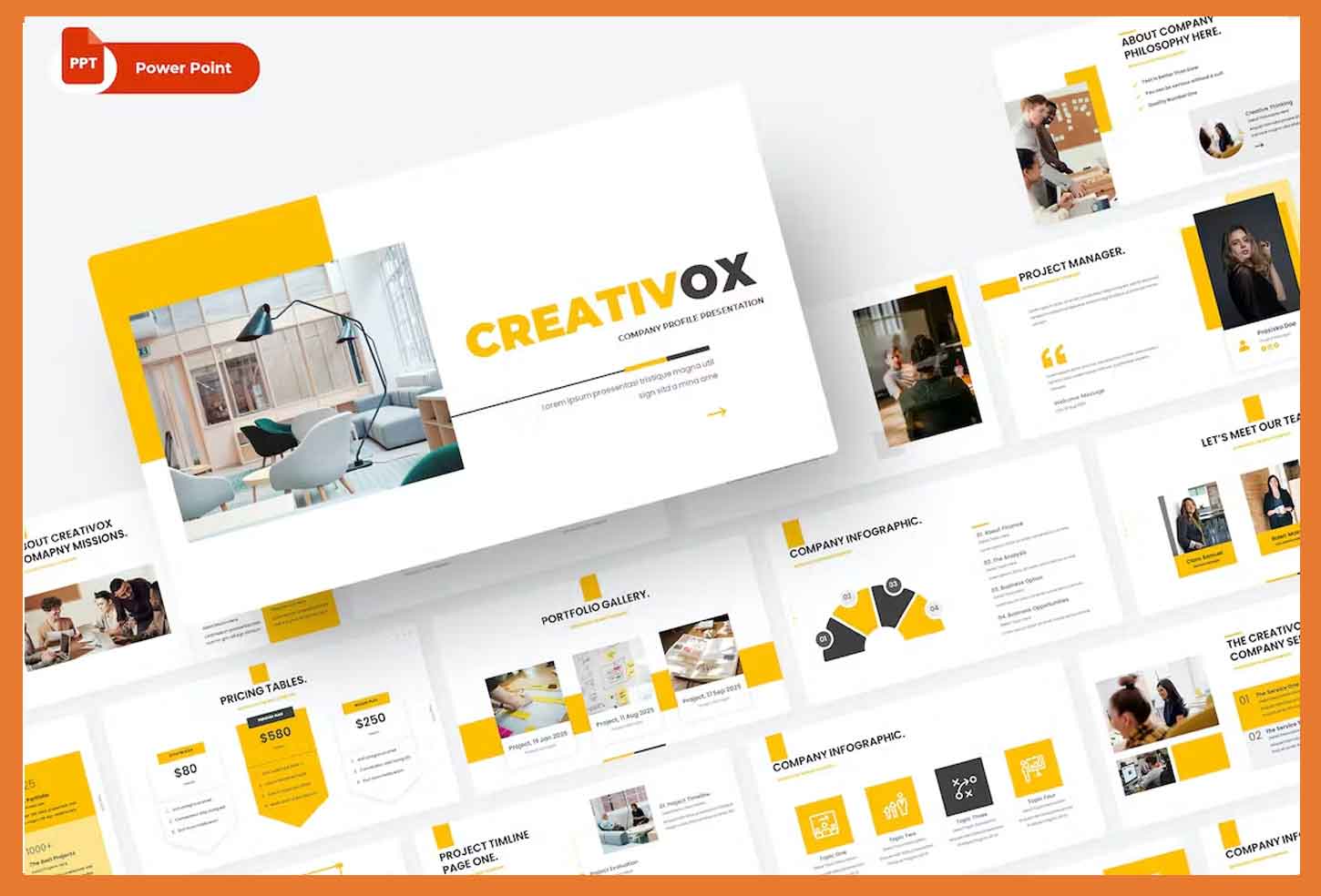 Creativox company Profile Presentation