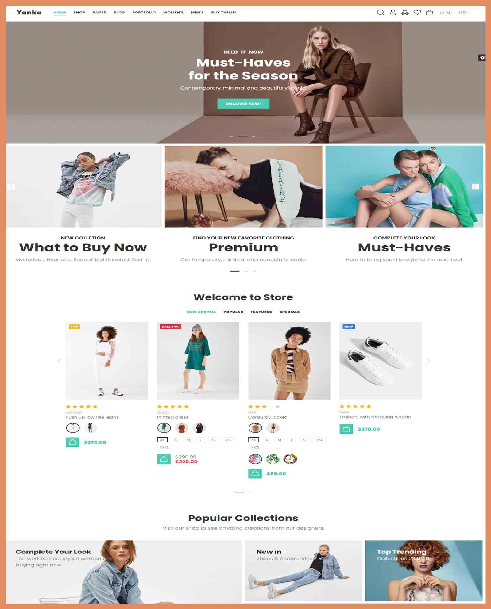 Yanka Fashion Multipurpose Shopify Theme