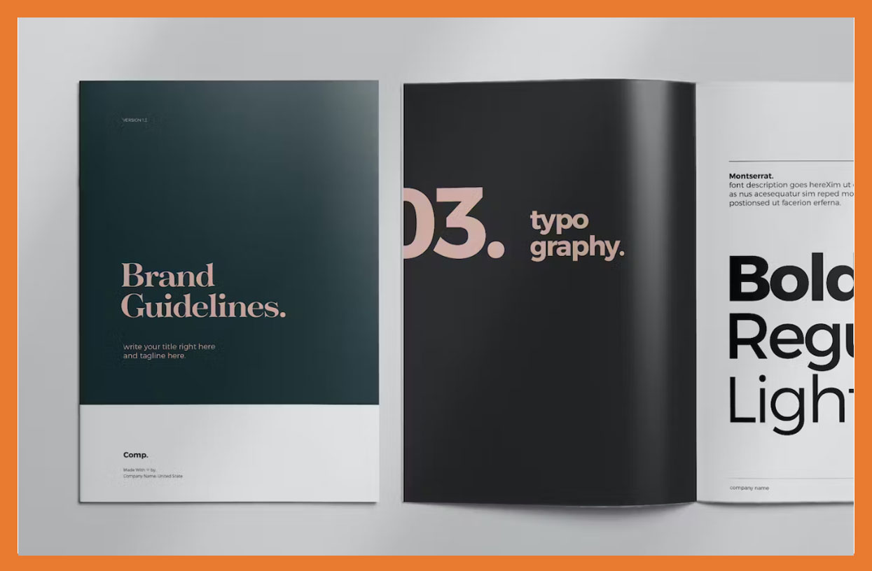 Brand Style Guide Layout