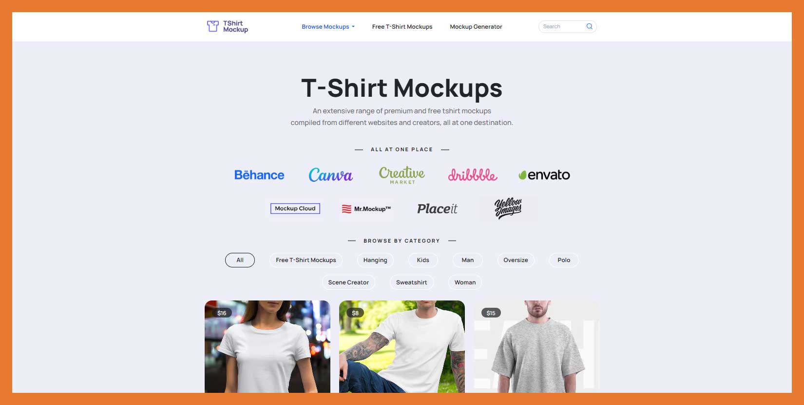 T-Shirt Mockups For Free Designs Resources