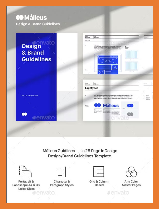 Malleus Brand Guidelines Template Design 