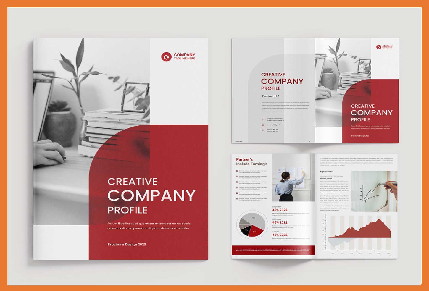 Company profile Free Download Template