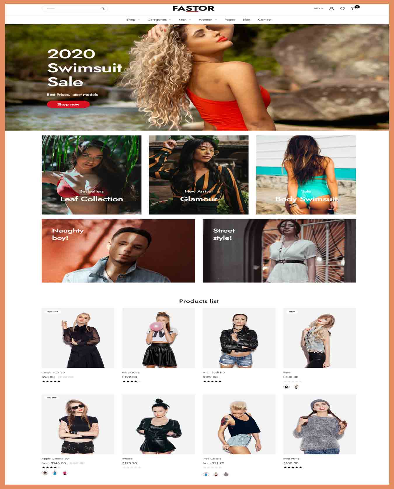 Fastor Multipurpose Shopify Sections Themes