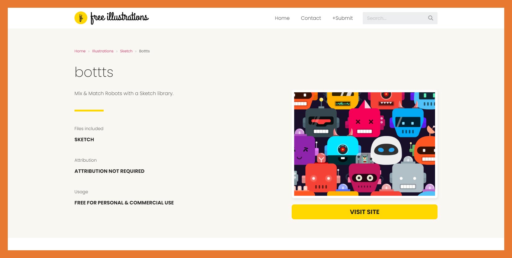 Bottts Free Bots Illustrations