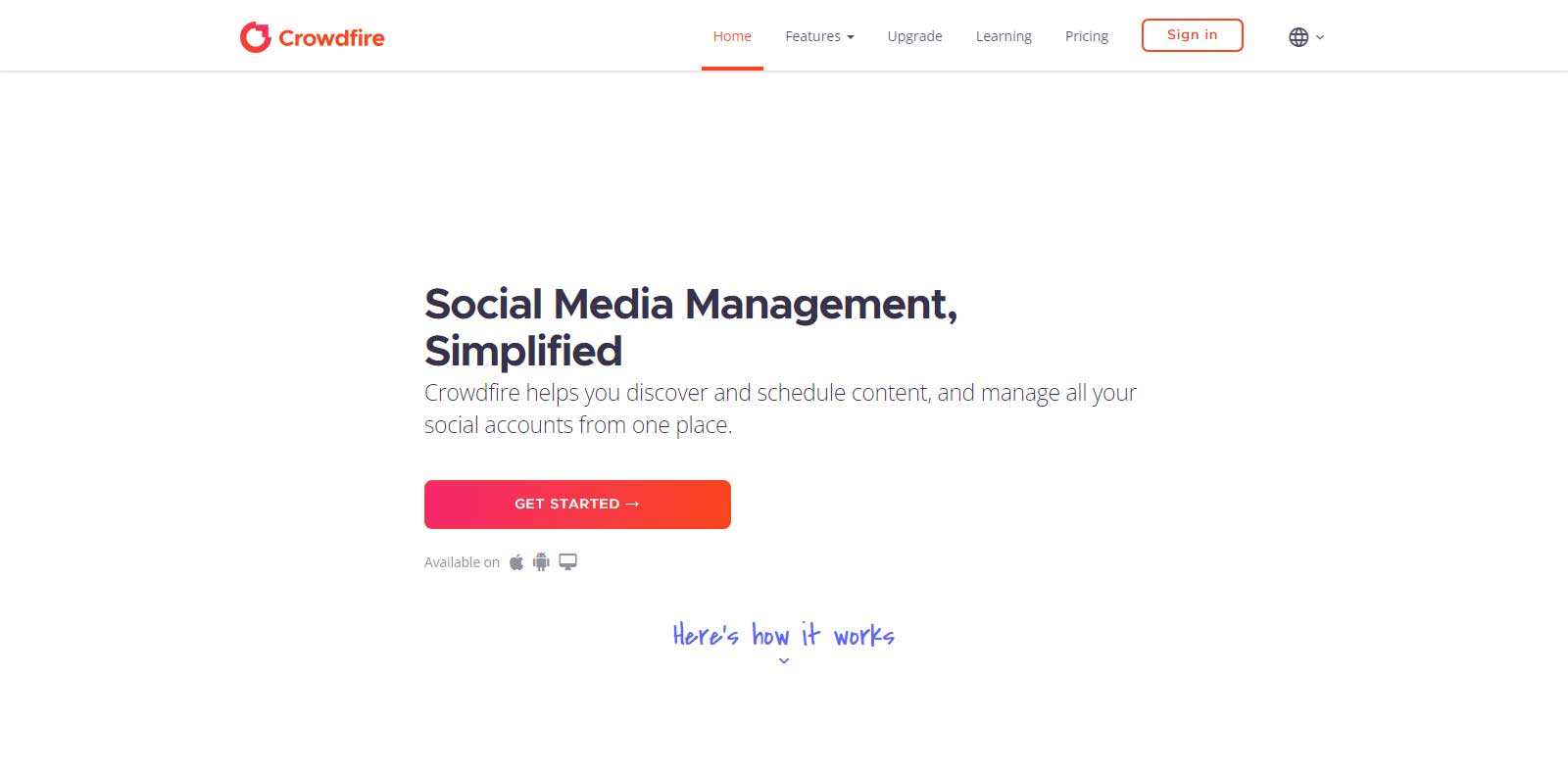 Crowdfire The only social media manager 