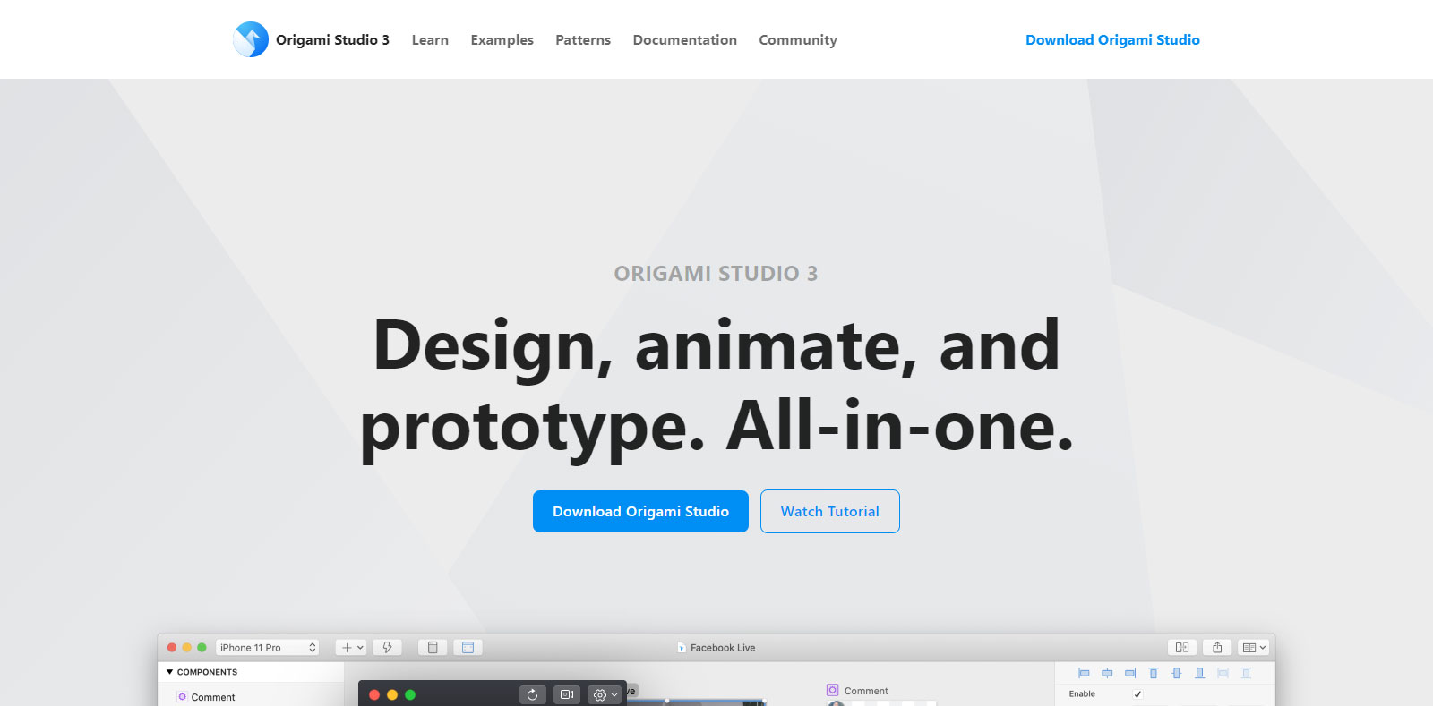  Origami Studio For UX Prototyping Tools