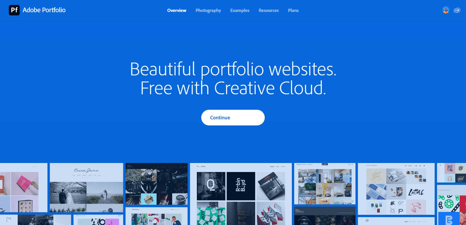 Adobe Portfolio - Build your own personalized website