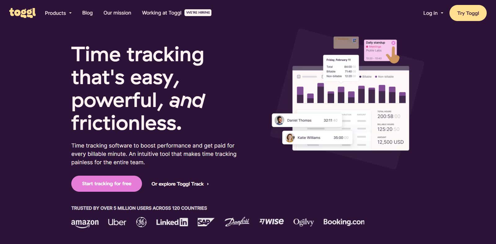 Online Tools for Freelancers - toggl