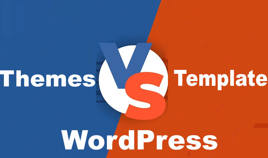 WordPress themes vs templates