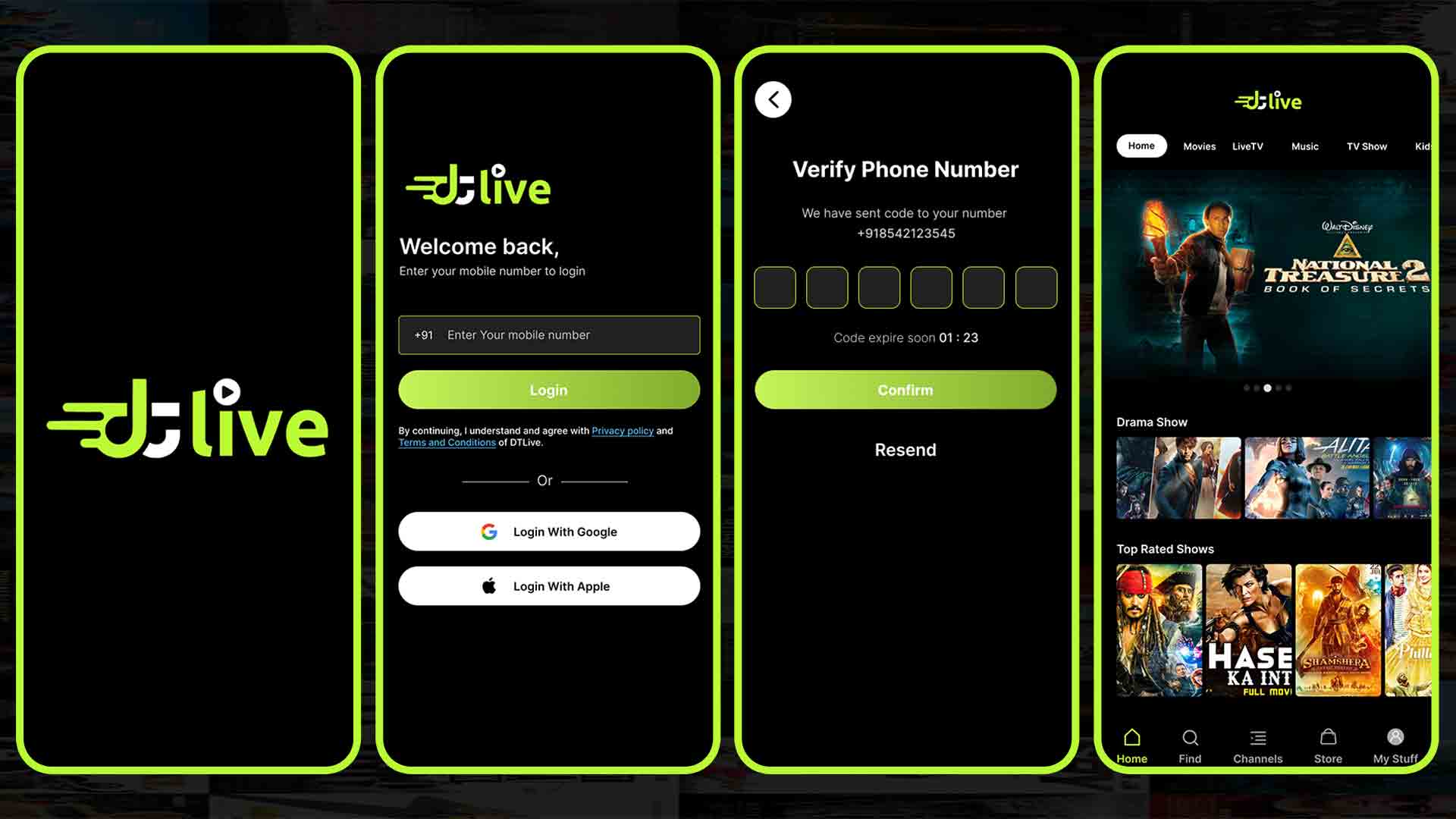 DTLive - Android app
