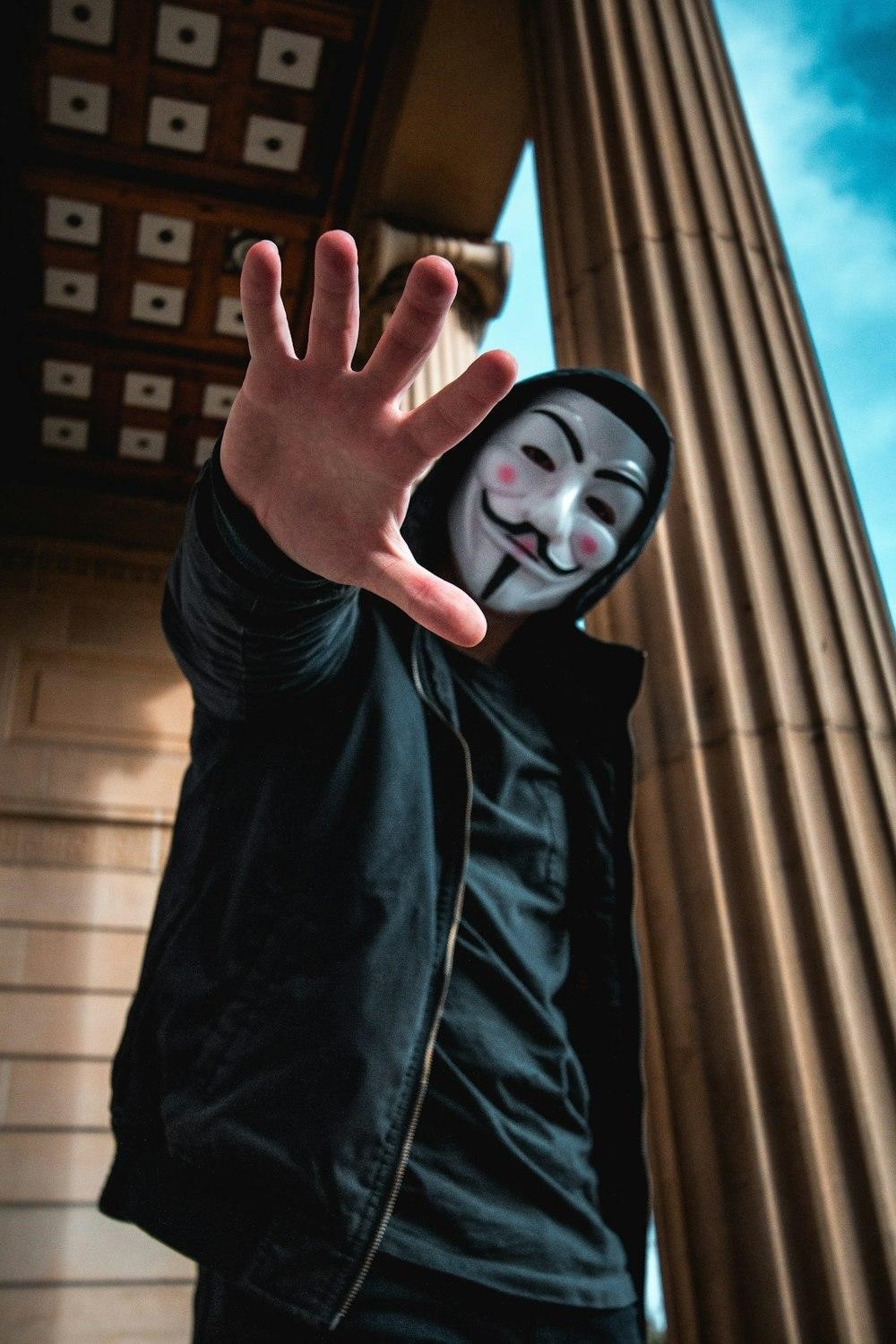 Masked man